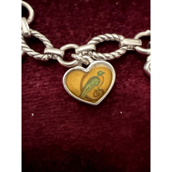 Brighton Silver Bracelet with Heart Charms - Picture 2 of 8